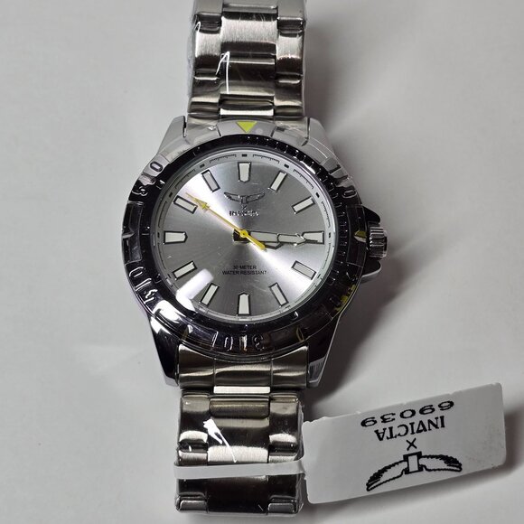 Invicta Specialty I by Invicta Men's Watch - 42mm, Steel, Silver, Yellow (69039) - Picture 5 of 13